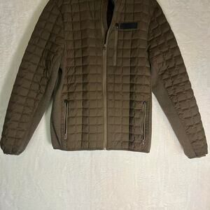 John browning brown quilted jacket